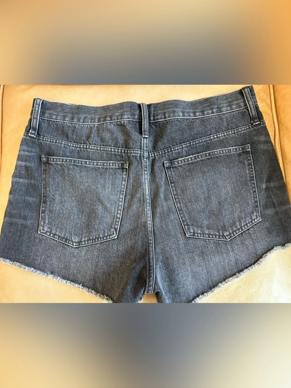 Madewell Relaxed Denim Shorts - Black